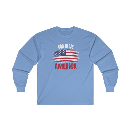 God Bless America Long Sleeve Tee