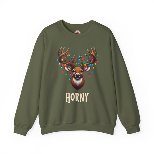 Horny Reindeer Crewneck Sweatshirt