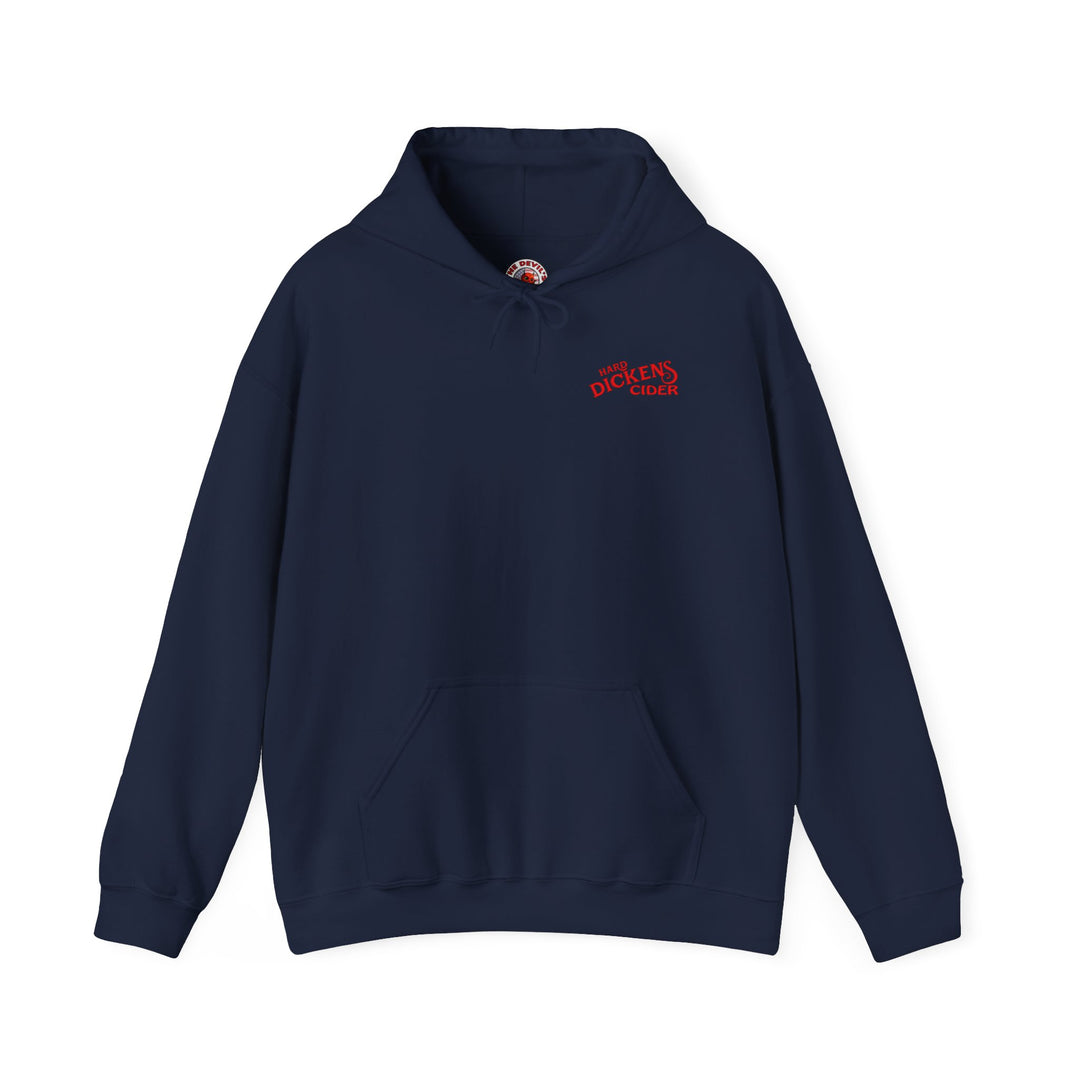 Hard Dickens Cider Front/Back Hooded Sweatshirt