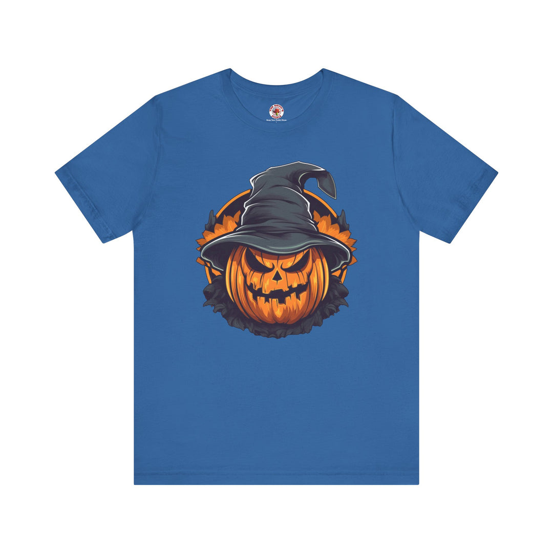 Scary Witch Pumpkin Halloween T-Shirt