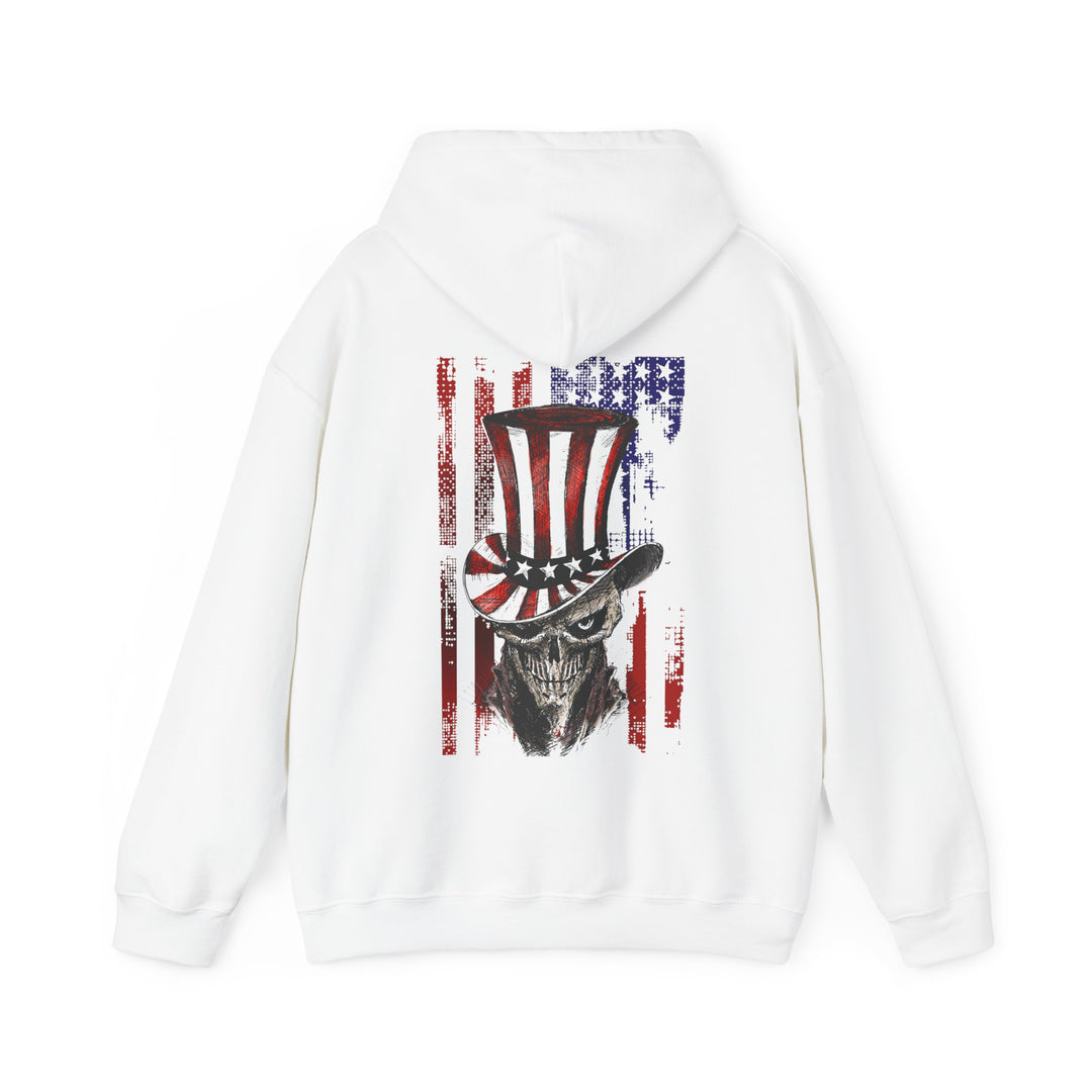 The Devil's Pickle Patriotic Skull Hooded Sweatshirt