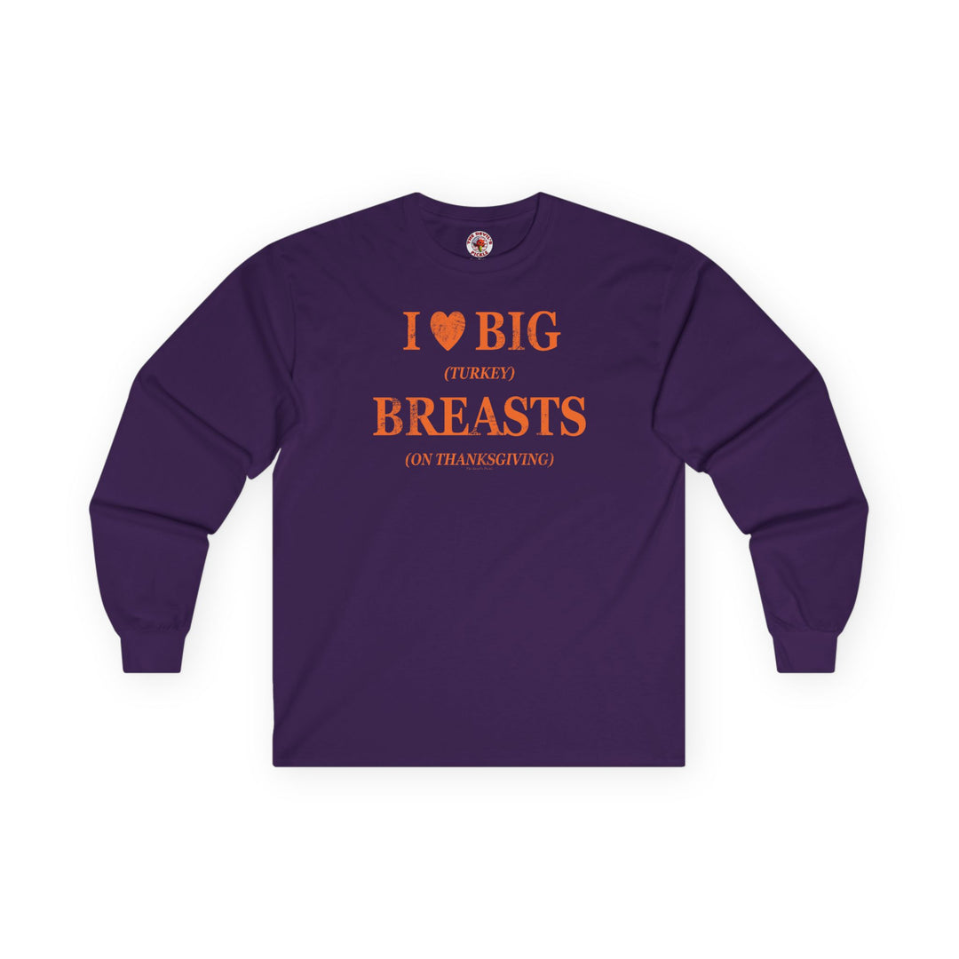 I Heart Big Breasts Long Sleeve Tee
