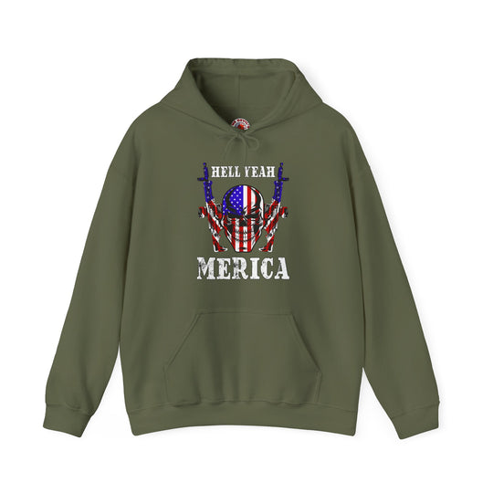 Hell Yeah Merica Hooded Sweatshirt