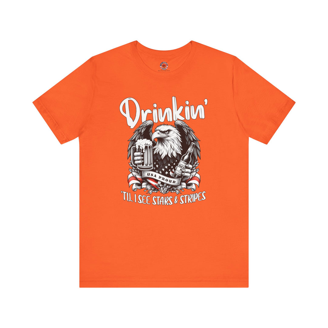 Drinkin' Til I See Stars & Stripes T-Shirt