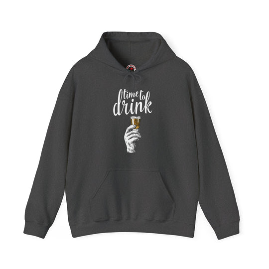 Time To Drink Hooded Sweatshirt