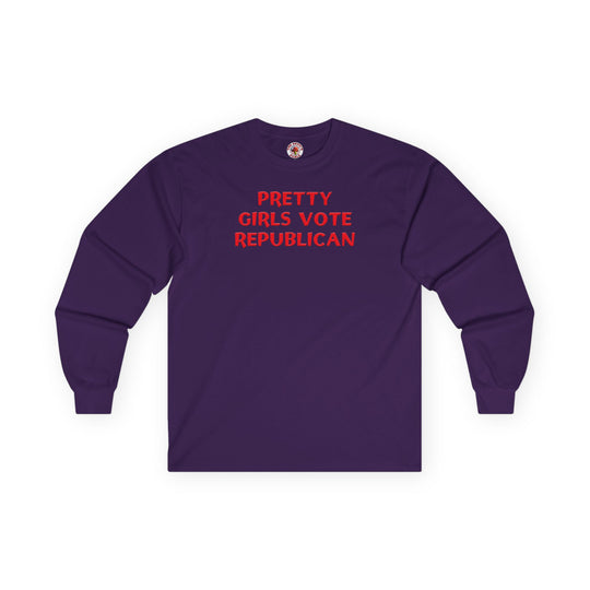 Pretty Girls Vote Republican Long Sleeve Tee
