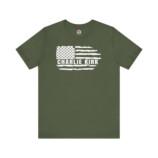 Charlie Kirk Flag T-Shirt