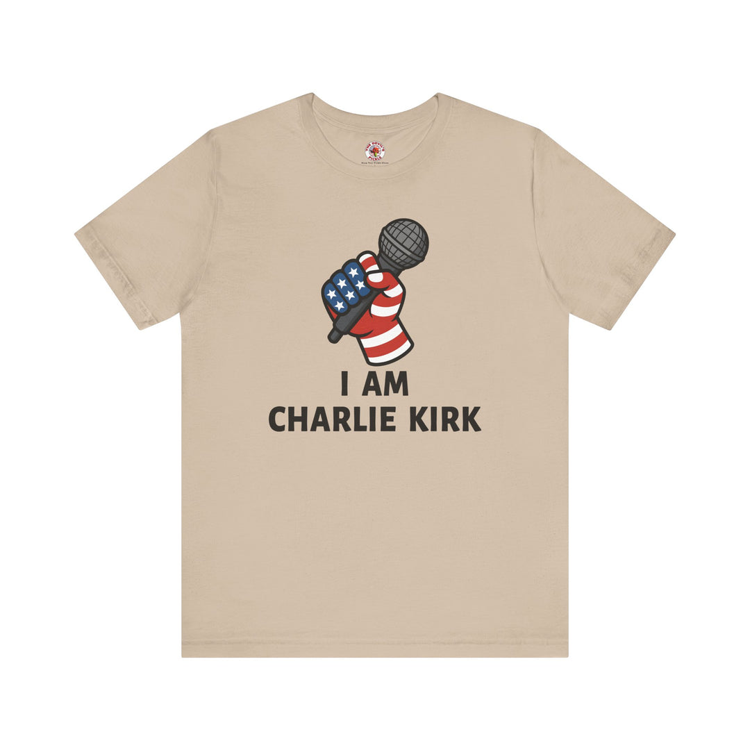 Charlie Kirk Mic T-Shirt
