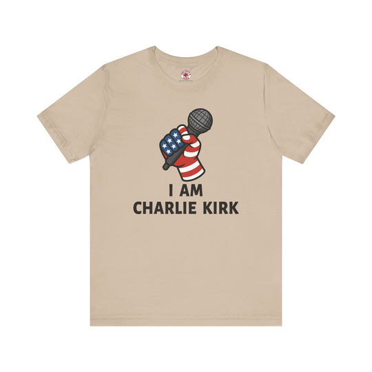 Charlie Kirk Mic T-Shirt