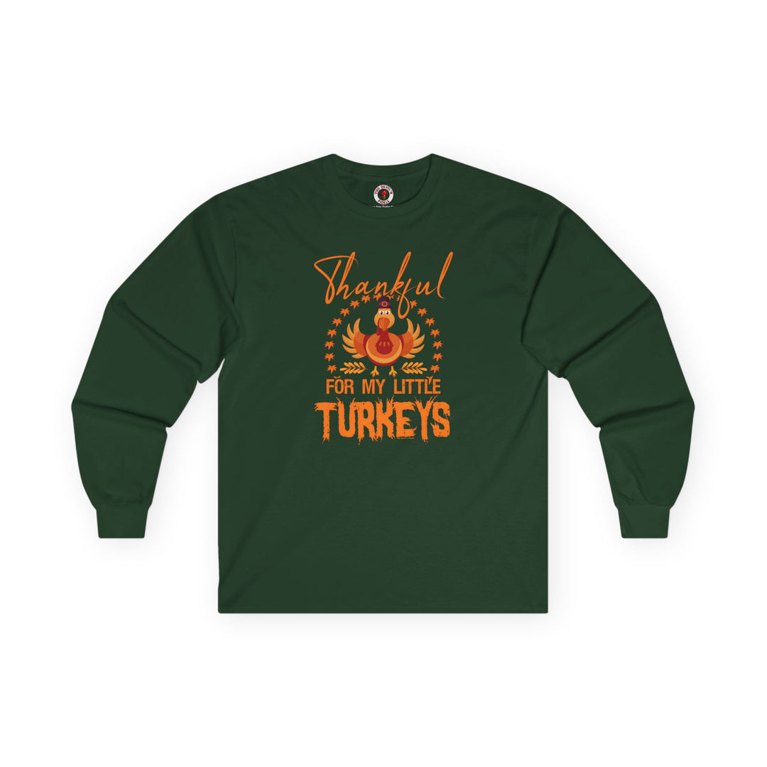 Thankful For My Little Turkeys Long Sleeve Tee