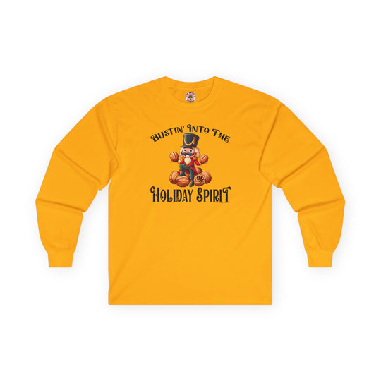 Bustin' Into The Holiday Spirit Long Sleeve Tee