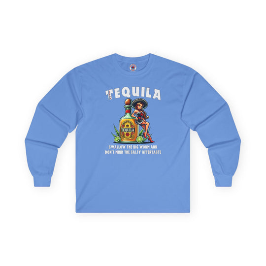 Tequila Swallow The Big Worm Long Sleeve Tee