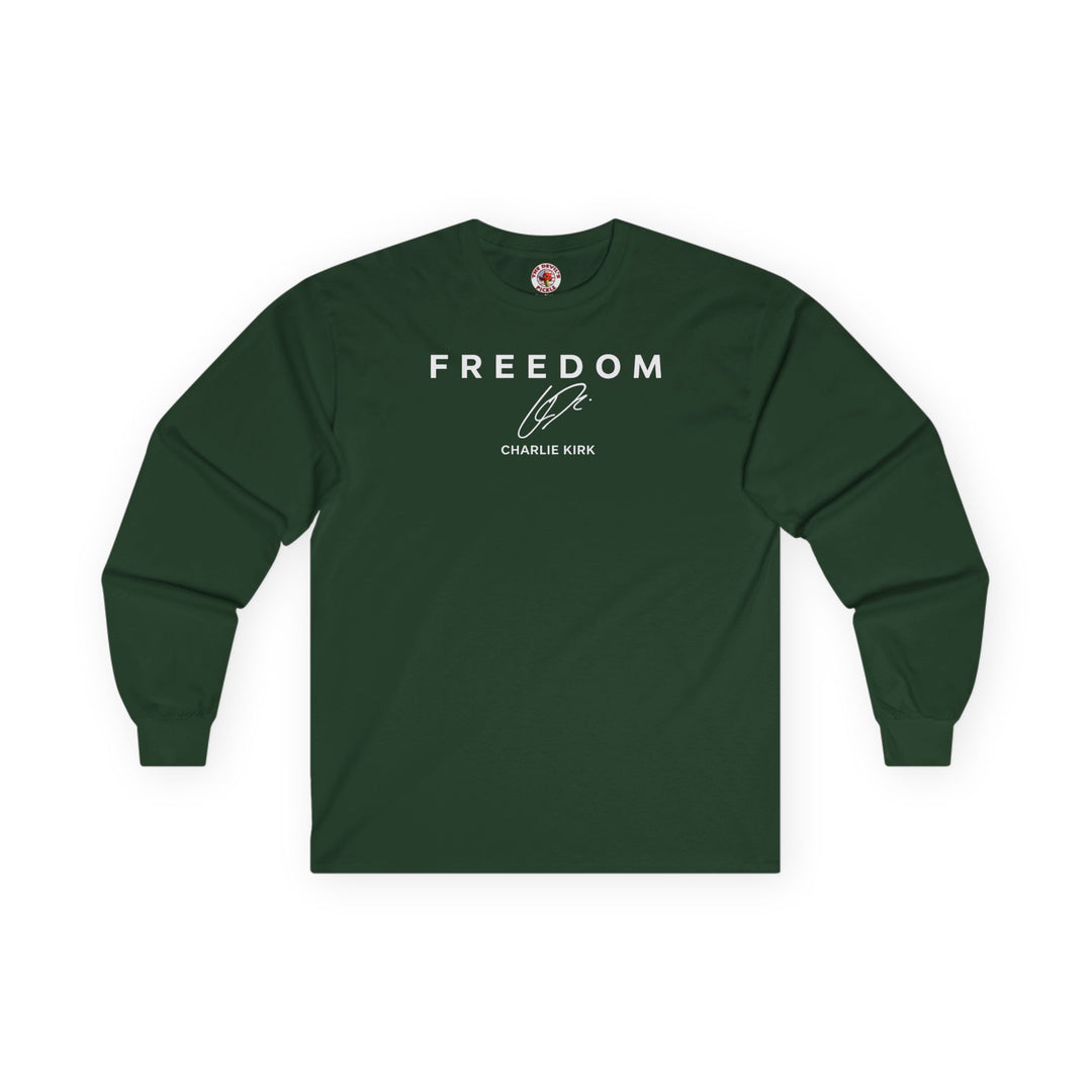 Charlie Kirk Freedom Long Sleeve Tee