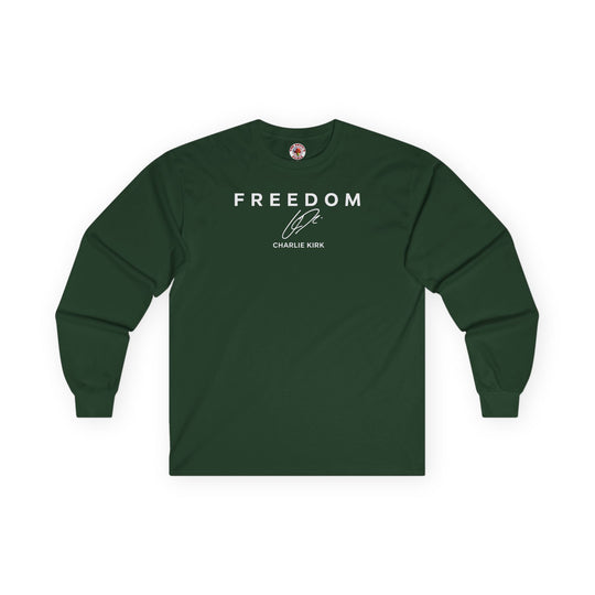 Charlie Kirk Freedom Long Sleeve Tee