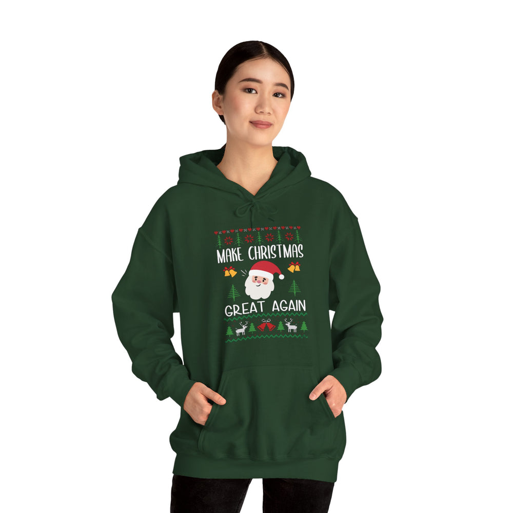 Make Christmas Great Again Hooded Sweatshirt