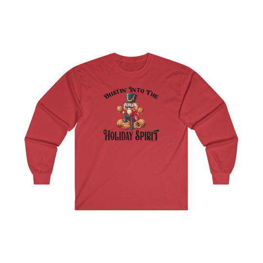 Bustin' Into The Holiday Spirit Long Sleeve Tee