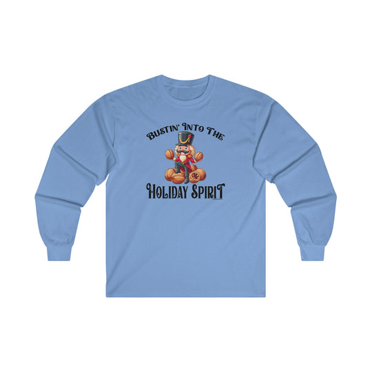 Bustin' Into The Holiday Spirit Long Sleeve Tee