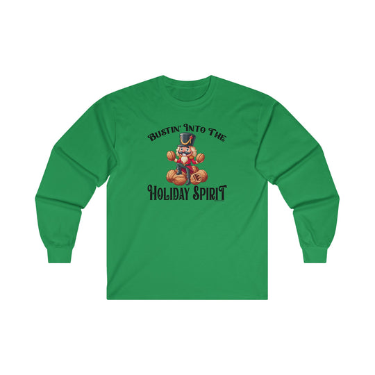 Bustin' Into The Holiday Spirit Long Sleeve Tee