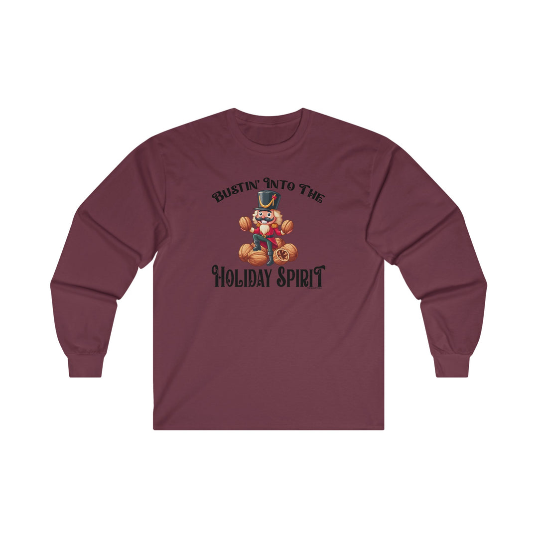 Bustin' Into The Holiday Spirit Long Sleeve Tee