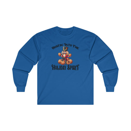 Bustin' Into The Holiday Spirit Long Sleeve Tee