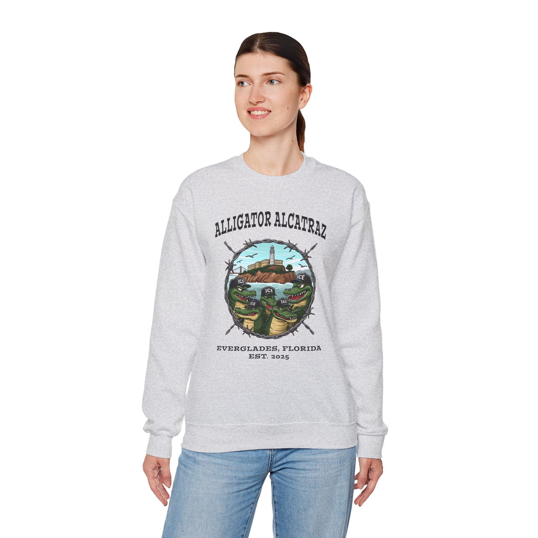 Alligator Alcatraz Crewneck Sweatshirt
