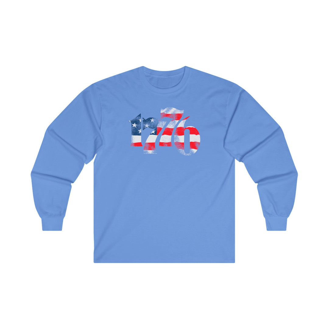 1776 American Flag Long Sleeve Tee