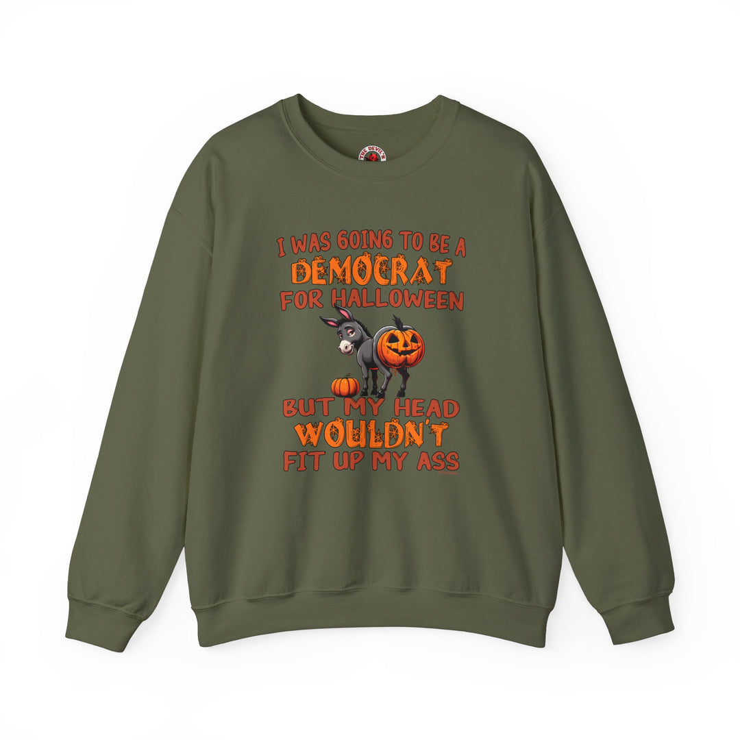 Democrat for Halloween Crewneck Sweatshirt