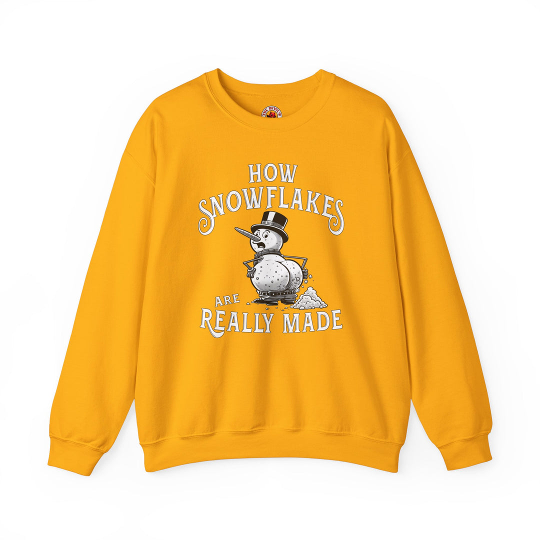 How Snowflakes Are Really Made Crewneck Sweatshirt