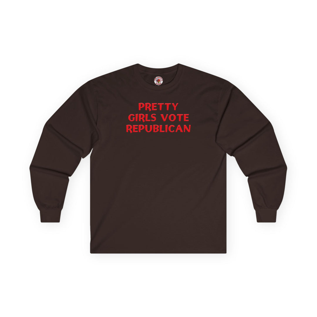 Pretty Girls Vote Republican Long Sleeve Tee