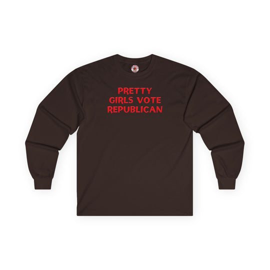Pretty Girls Vote Republican Long Sleeve Tee