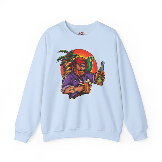 Sunset Pirate Beer Crewneck Sweatshirt