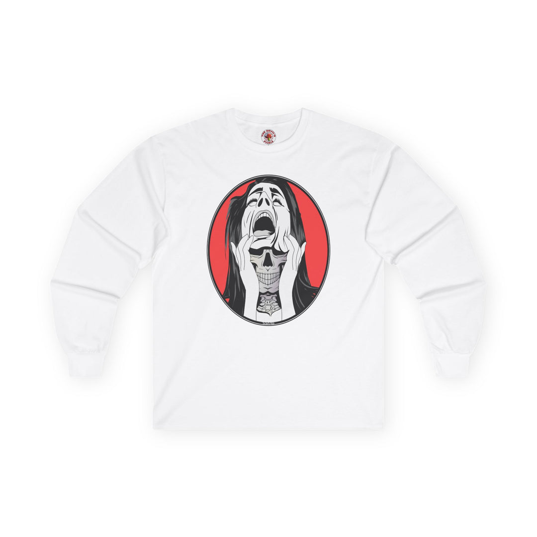 Skull Woman Long Sleeve Tee