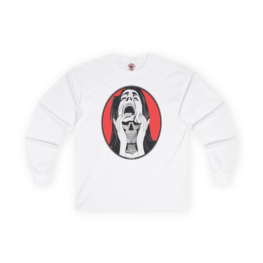 Skull Woman Long Sleeve Tee