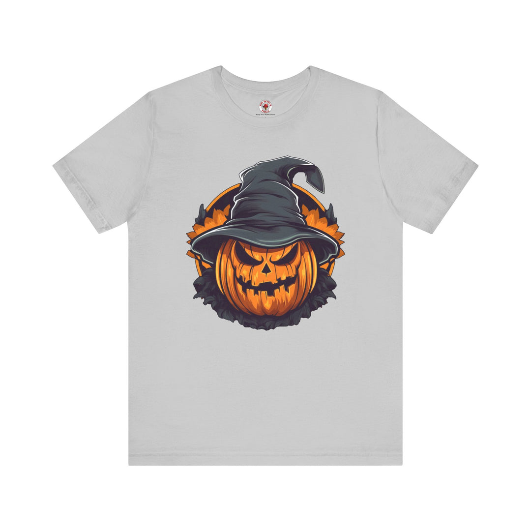 Scary Witch Pumpkin Halloween T-Shirt