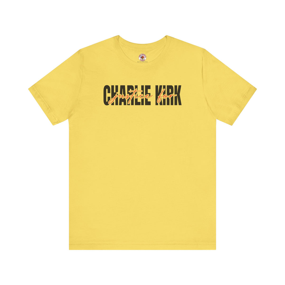 Charlie Kirk Justice T-Shirt