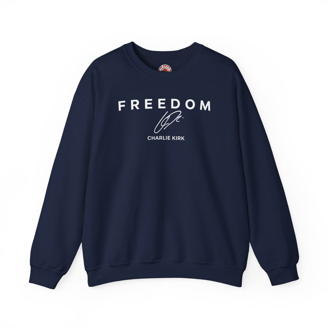 Charlie Kirk Freedom Crewneck Sweatshirt