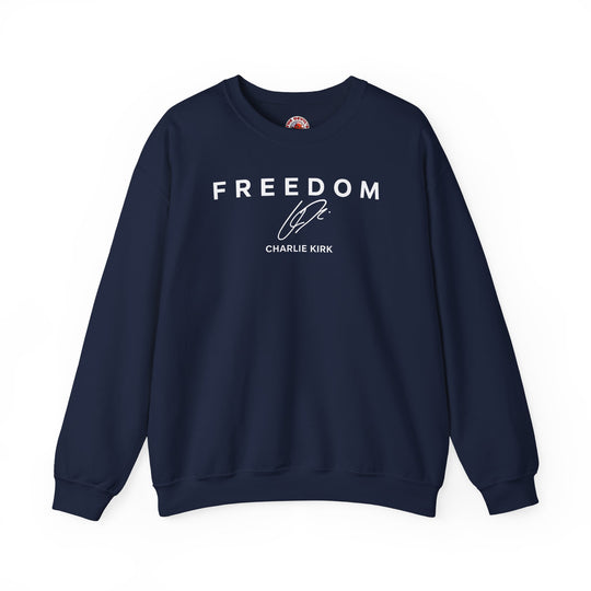 Charlie Kirk Freedom Crewneck Sweatshirt