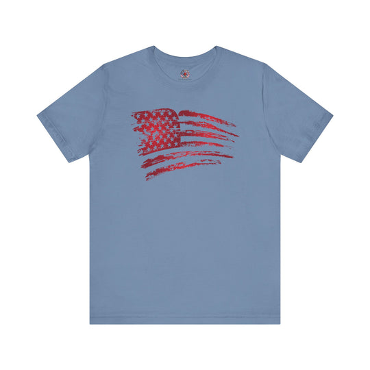 Red American Flag T-Shirt