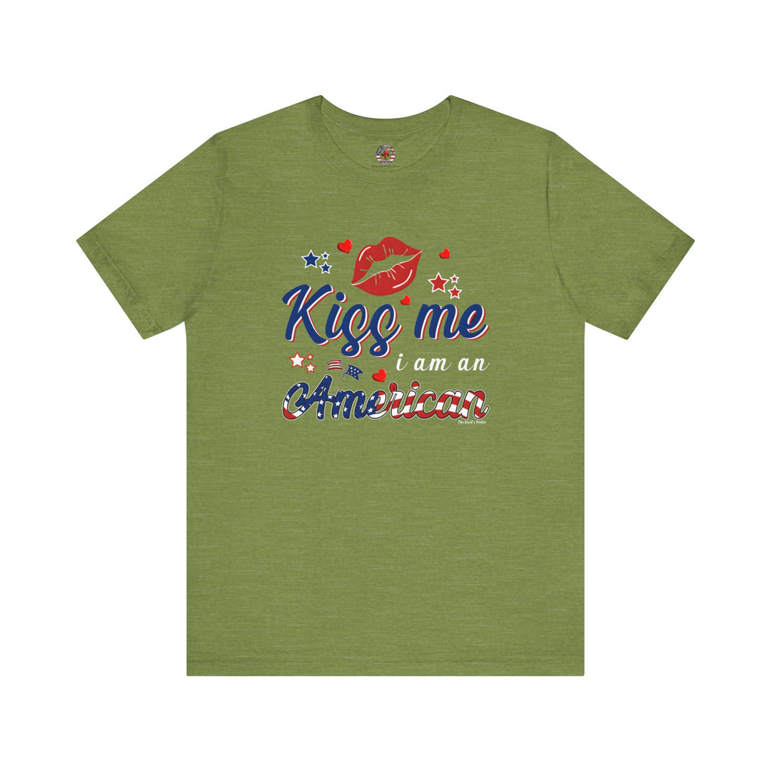 Kiss Me I Am An American T-Shirt