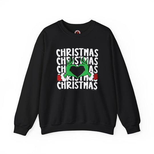 Christmas Heart Crewneck Sweatshirt