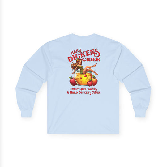 Hard Dickens Cider Front/Back Long Sleeve Tee