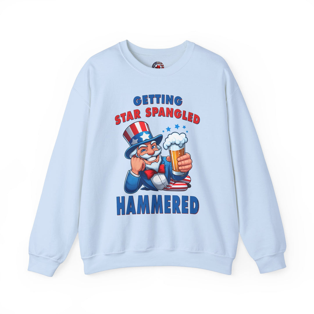 Star Spangled Hammered Crewneck Sweatshirt