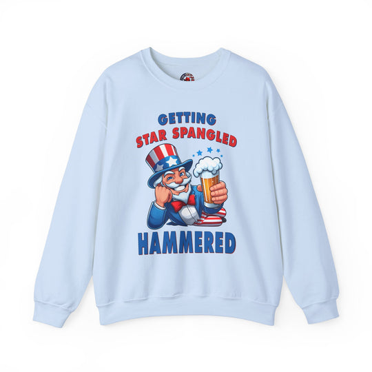 Star Spangled Hammered Crewneck Sweatshirt