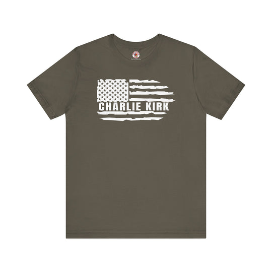 Charlie Kirk Flag T-Shirt