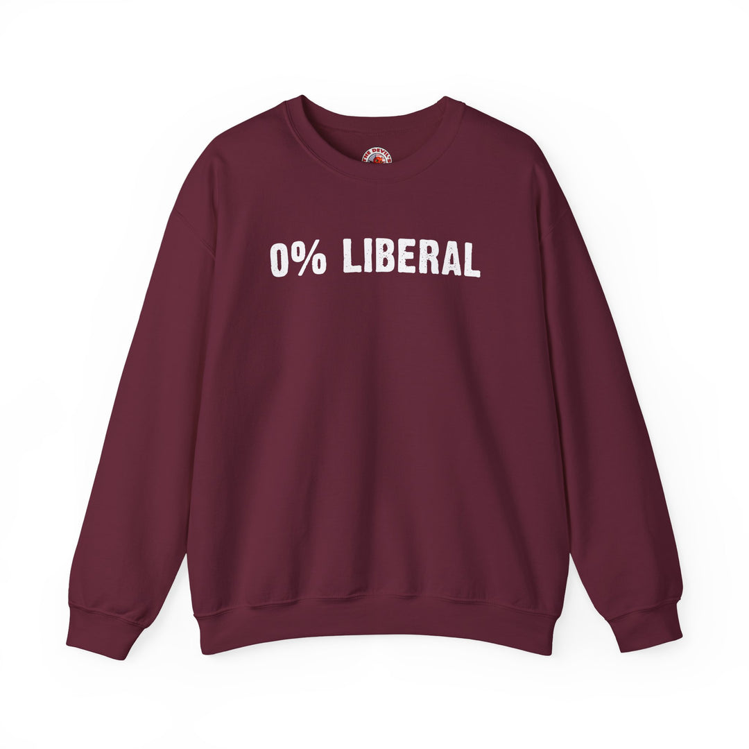 0% Liberal Crewneck Sweatshirt