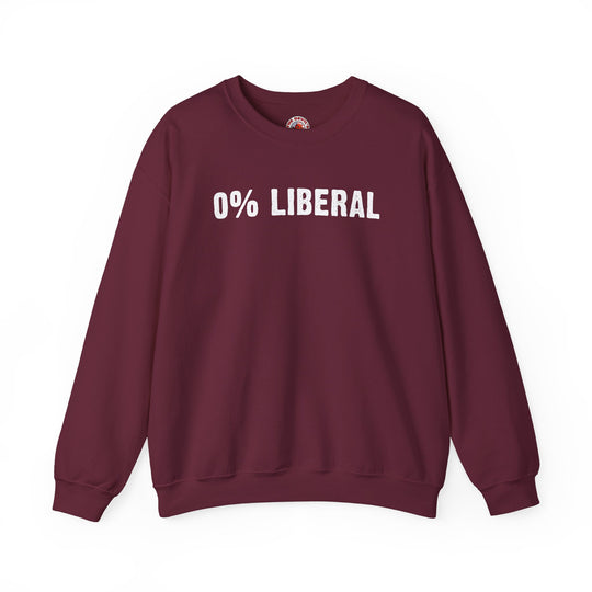 0% Liberal Crewneck Sweatshirt