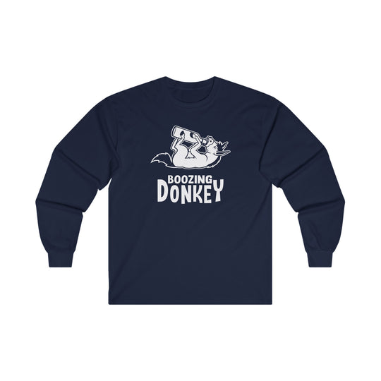 Boozing Donkey Long Sleeve Tee