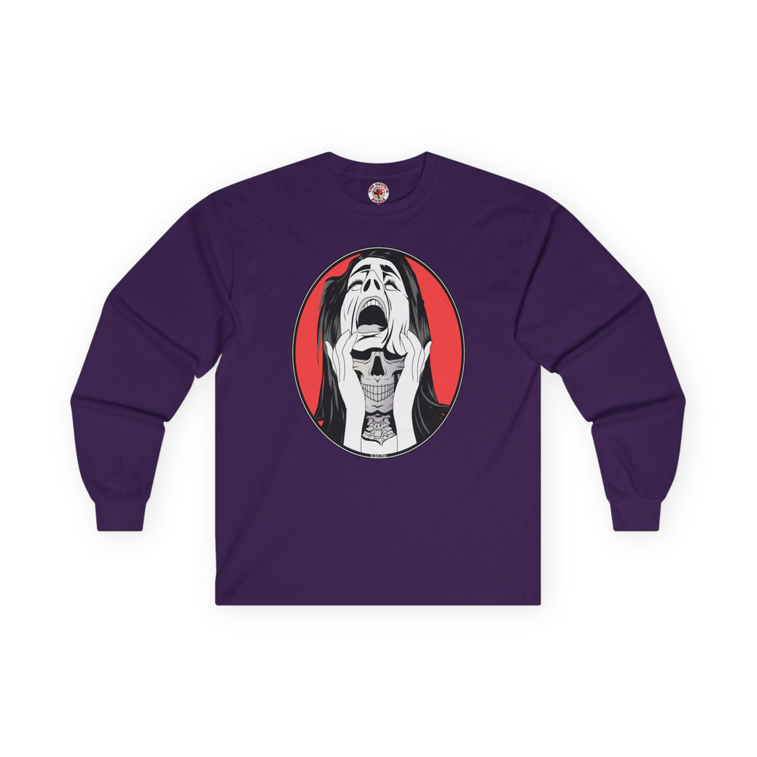 Skull Woman Long Sleeve Tee