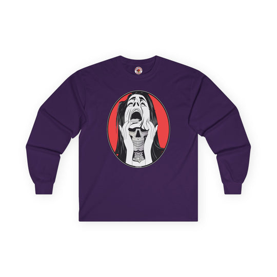 Skull Woman Long Sleeve Tee
