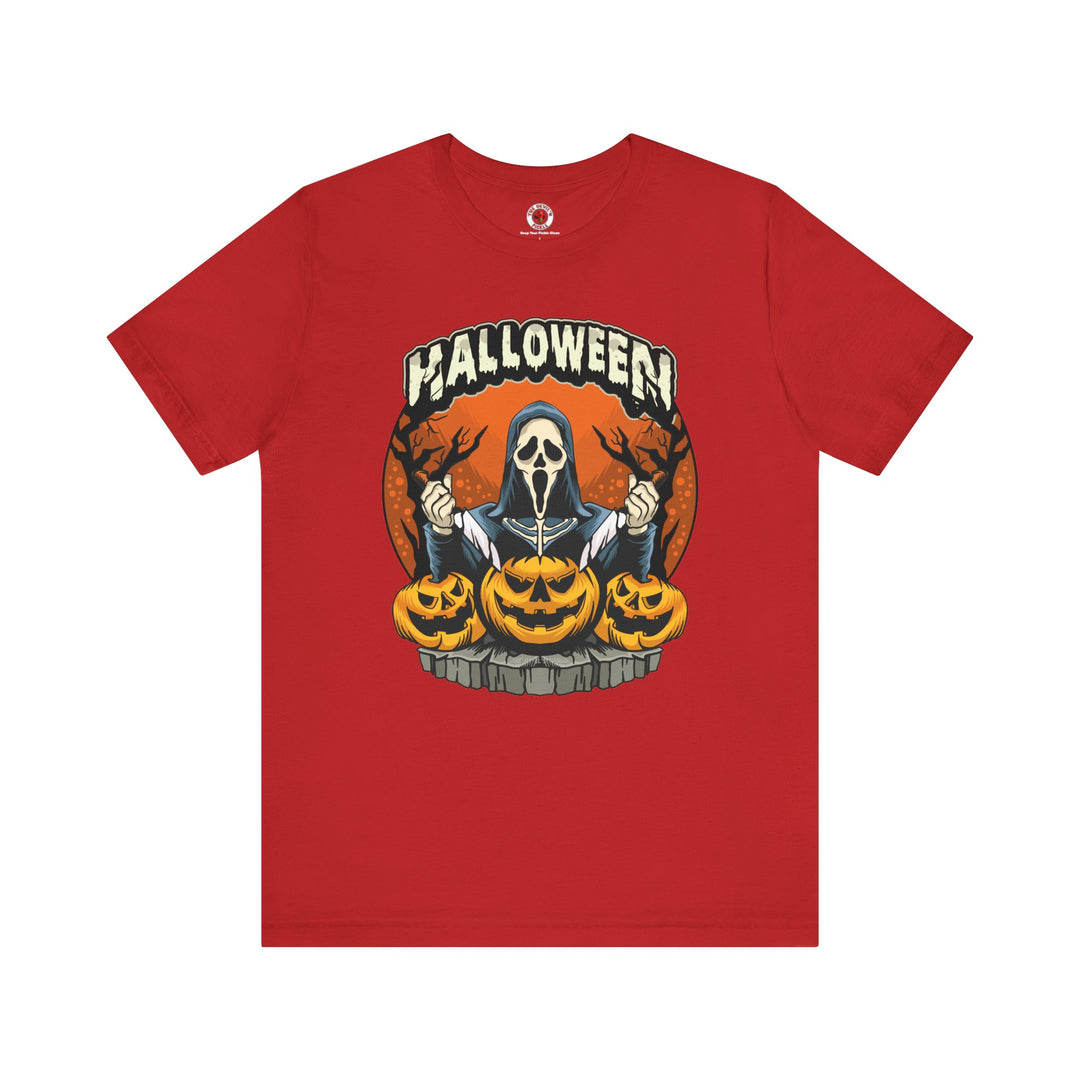 Screamer Killer Ghost Halloween T-Shirt